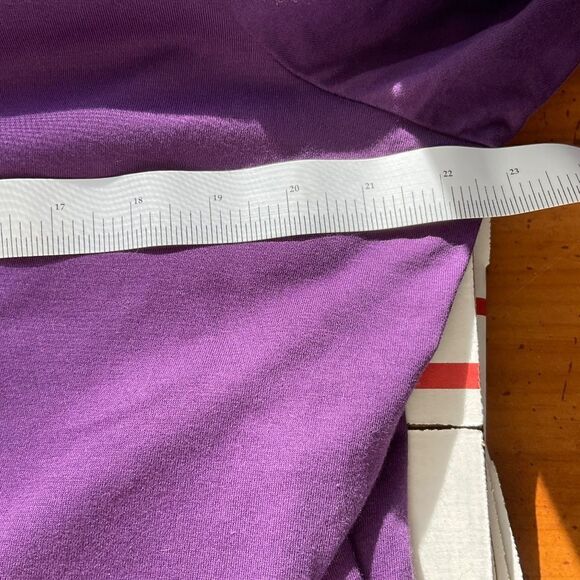Pretty Purple Button Down Tunic Size XL - Picture 8 of 11